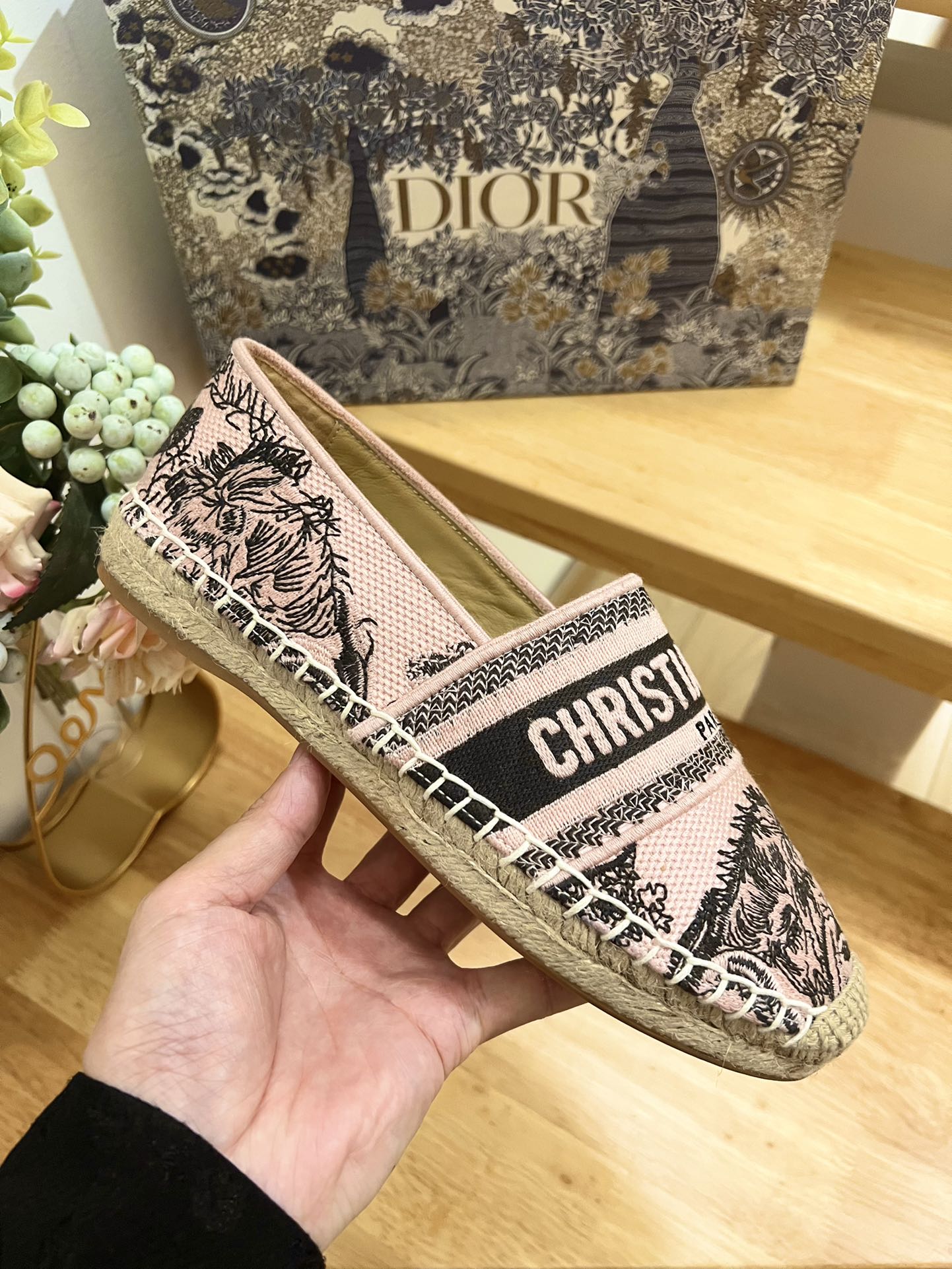 D*or oblique espadrilles