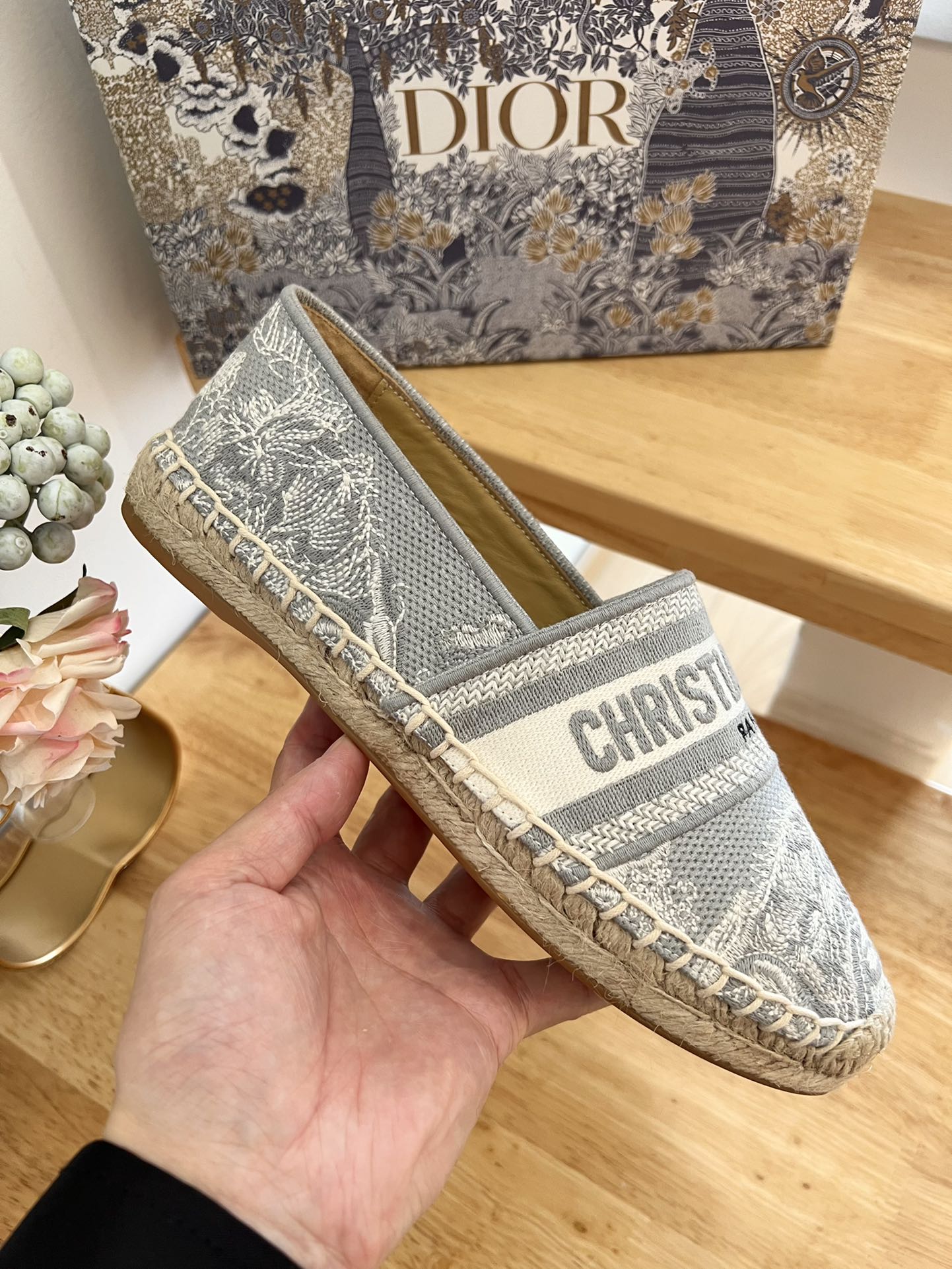 D*or oblique espadrilles