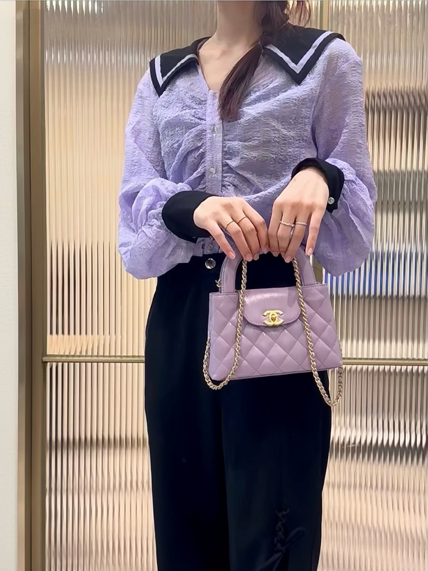 Ch@Nel Kelly Chain Bag-13*19*7CM