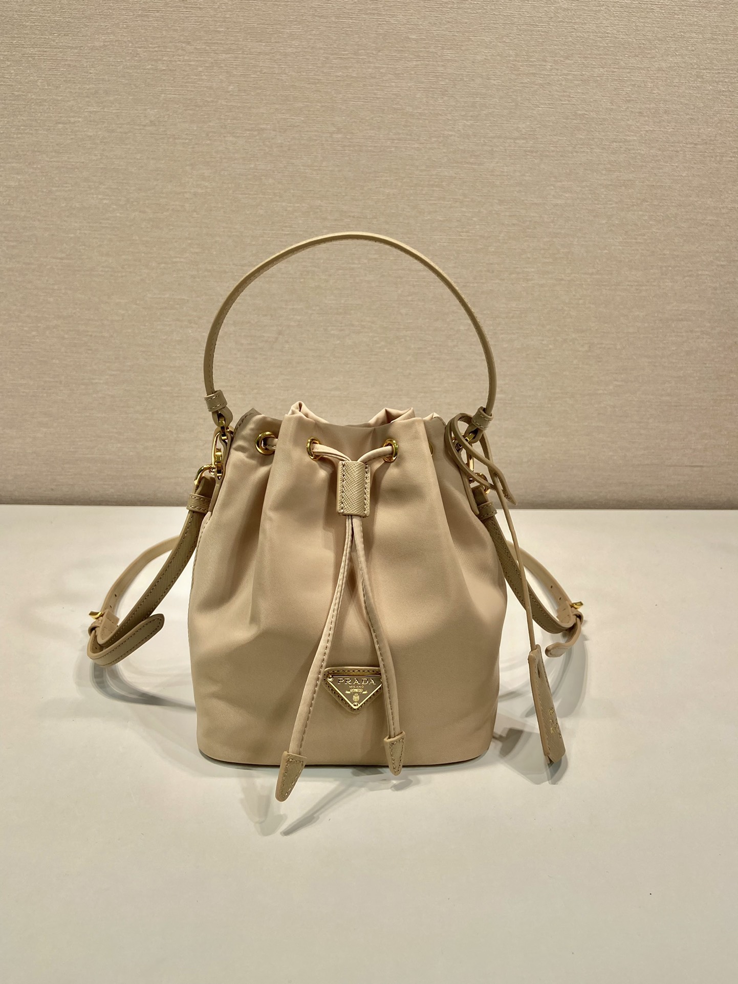 Pra*a 1be067 bucket bag-15.5*19.5*10cm