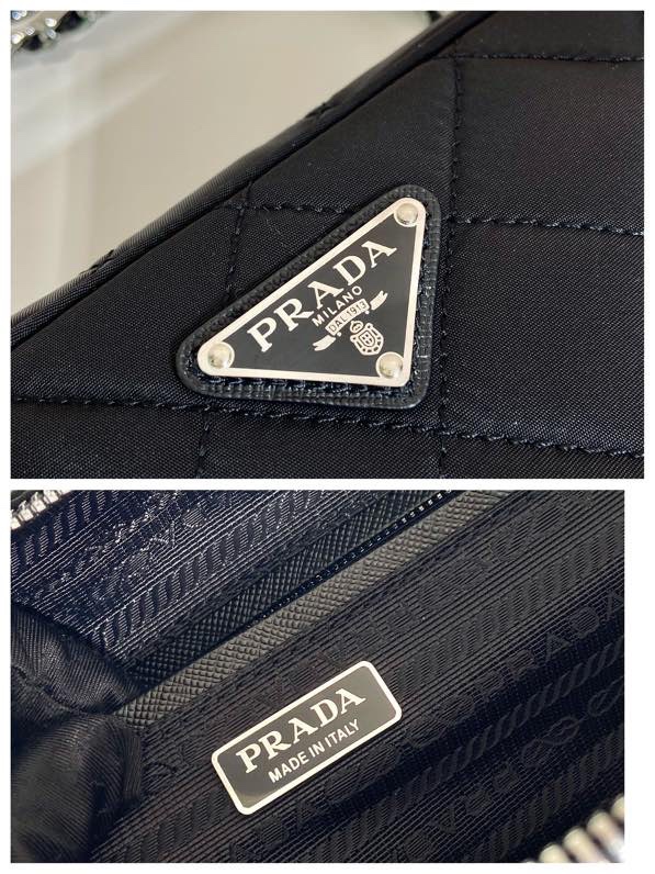 Pra*a 1bh026 vintage bag-25*14*6.5cm