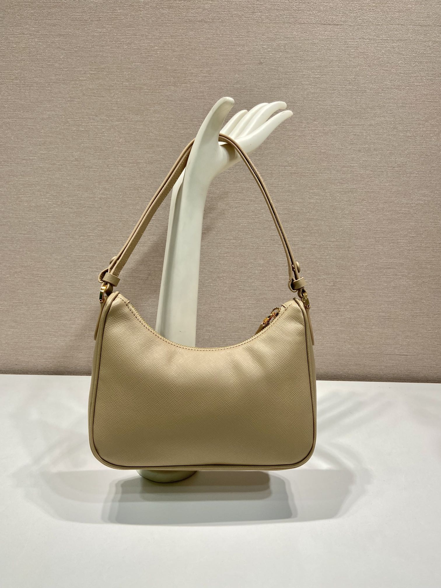 Pra*a nylon 1bc204b hobo bag-23*17*6.5cm