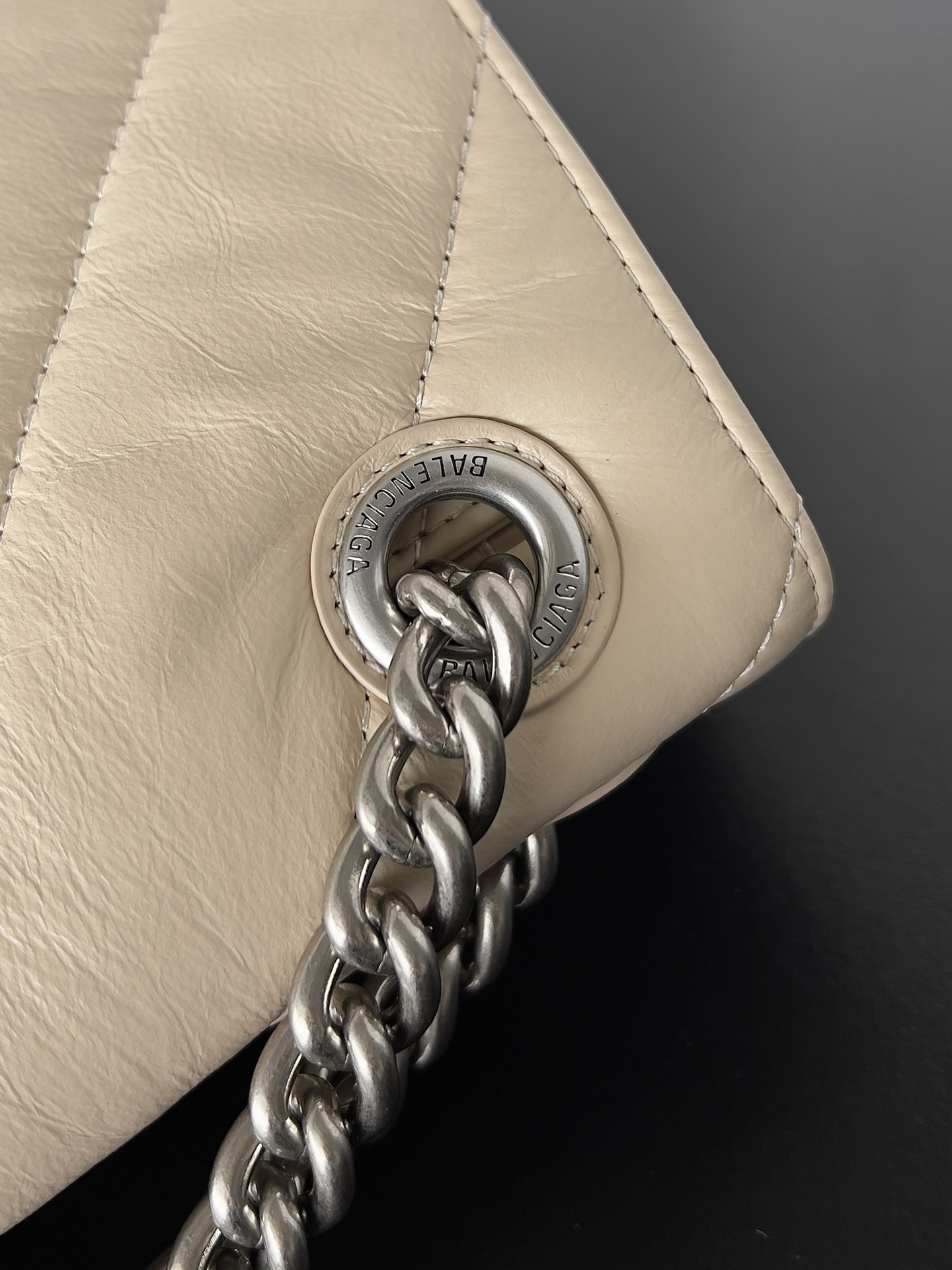 Ba*len*cia*ga crush chain bag-32*13*20.5cm