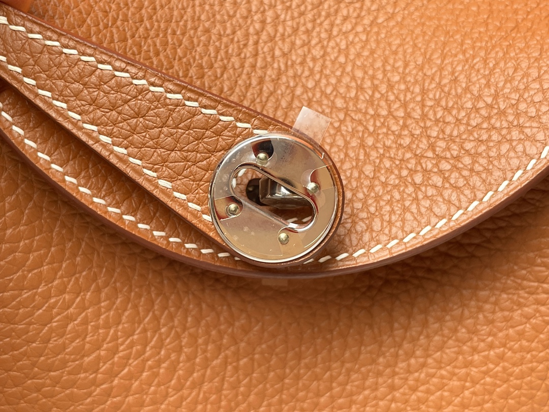 H**mes lindy 19-tc leather-19cm
