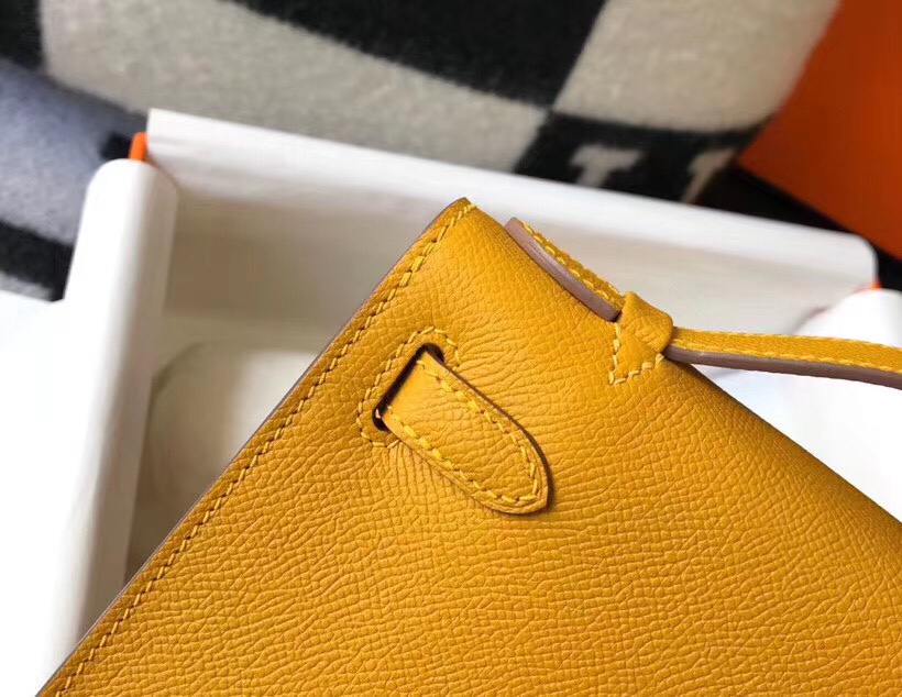H**mes mini kelly pochette-epsom leather-22cm