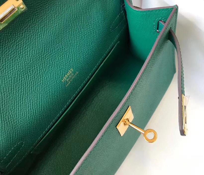 H**mes mini kelly pochette-epsom leather-22cm