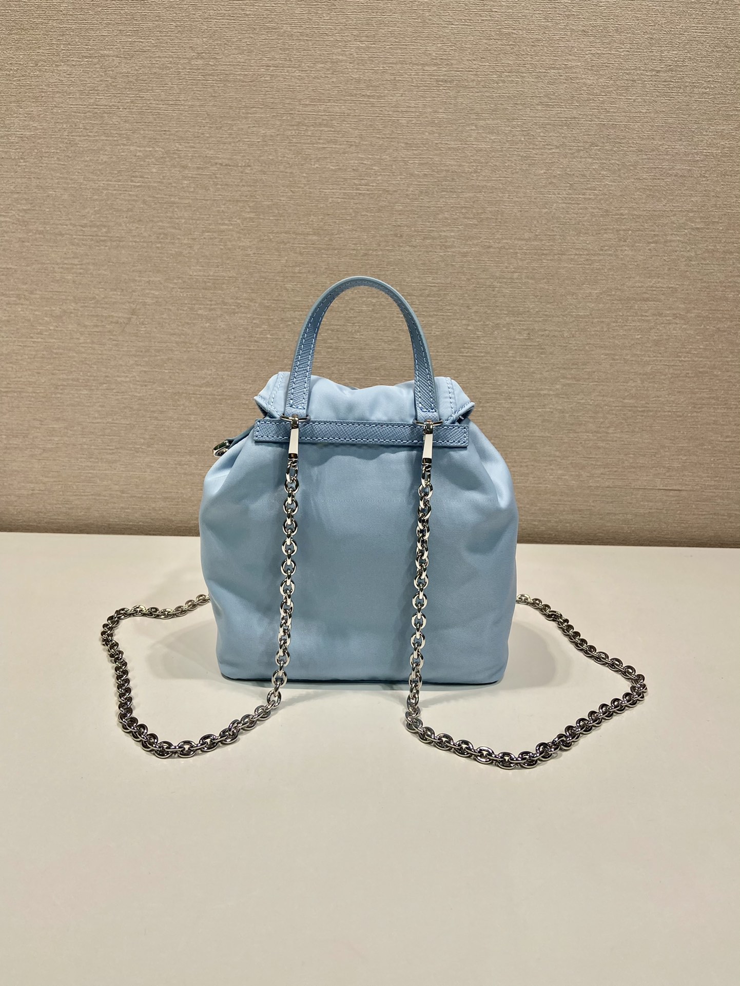 Pra*a re-nylon 1bh029 backpack-17*18.5*8cm