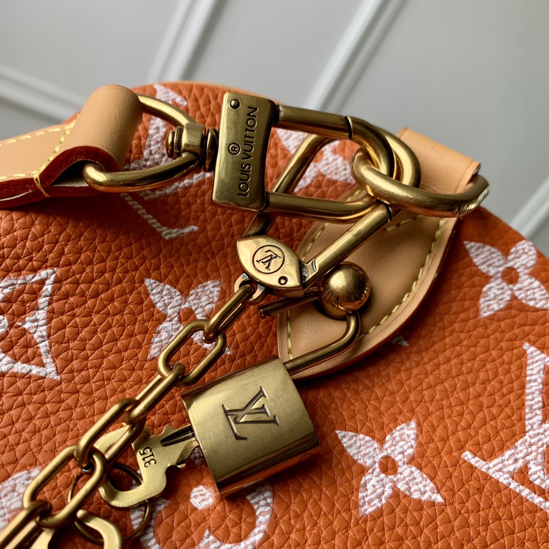 l0*is V*t0n speedy p9 bandoulière 40 monogram leather -40 x 26 x 23cm