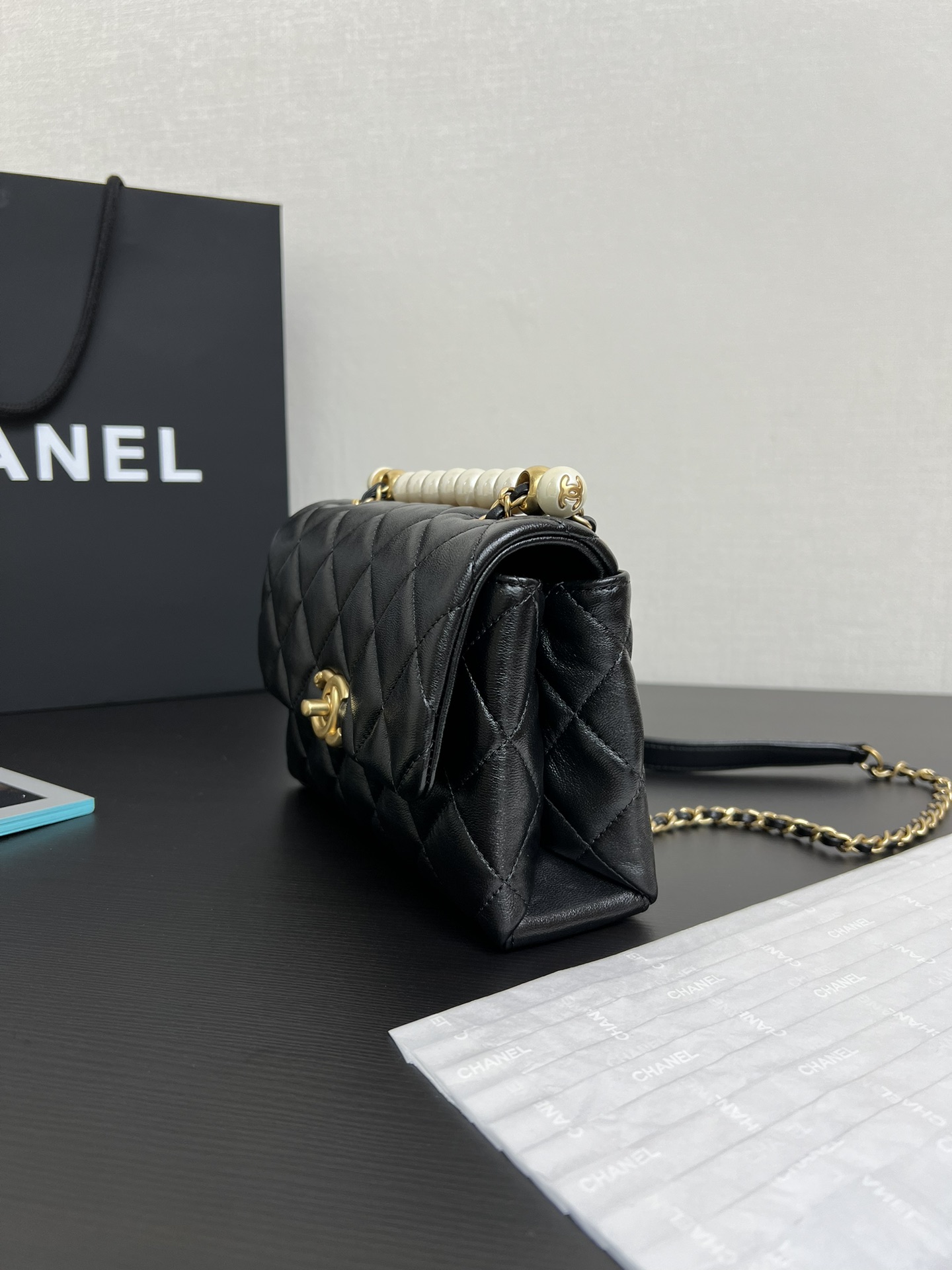 Ch@nel Flap Bag-20*12*6CM