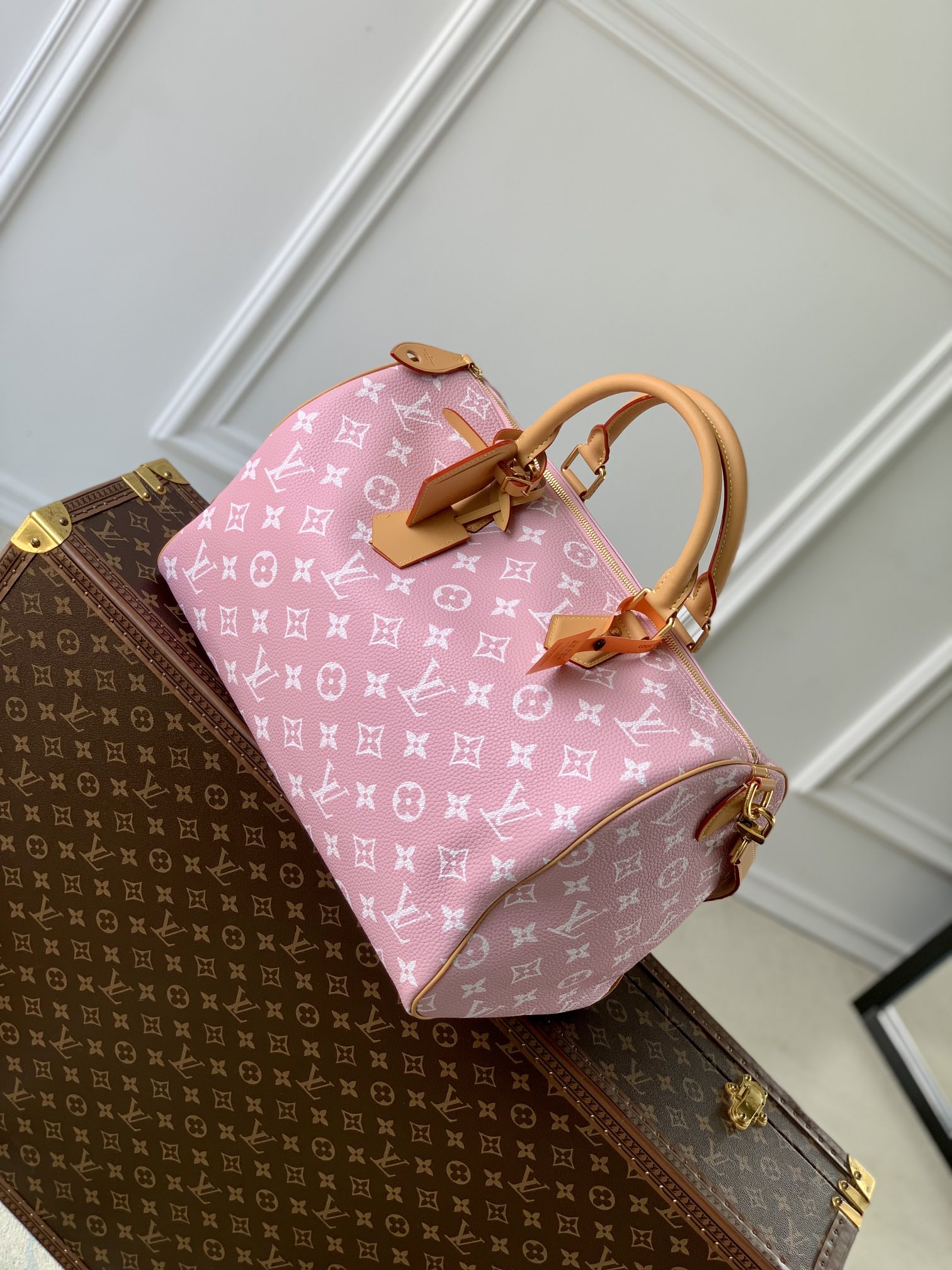 l0*is V*t0n speedy p9 bandoulière 40 monogram leather -40 x 26 x 23cm