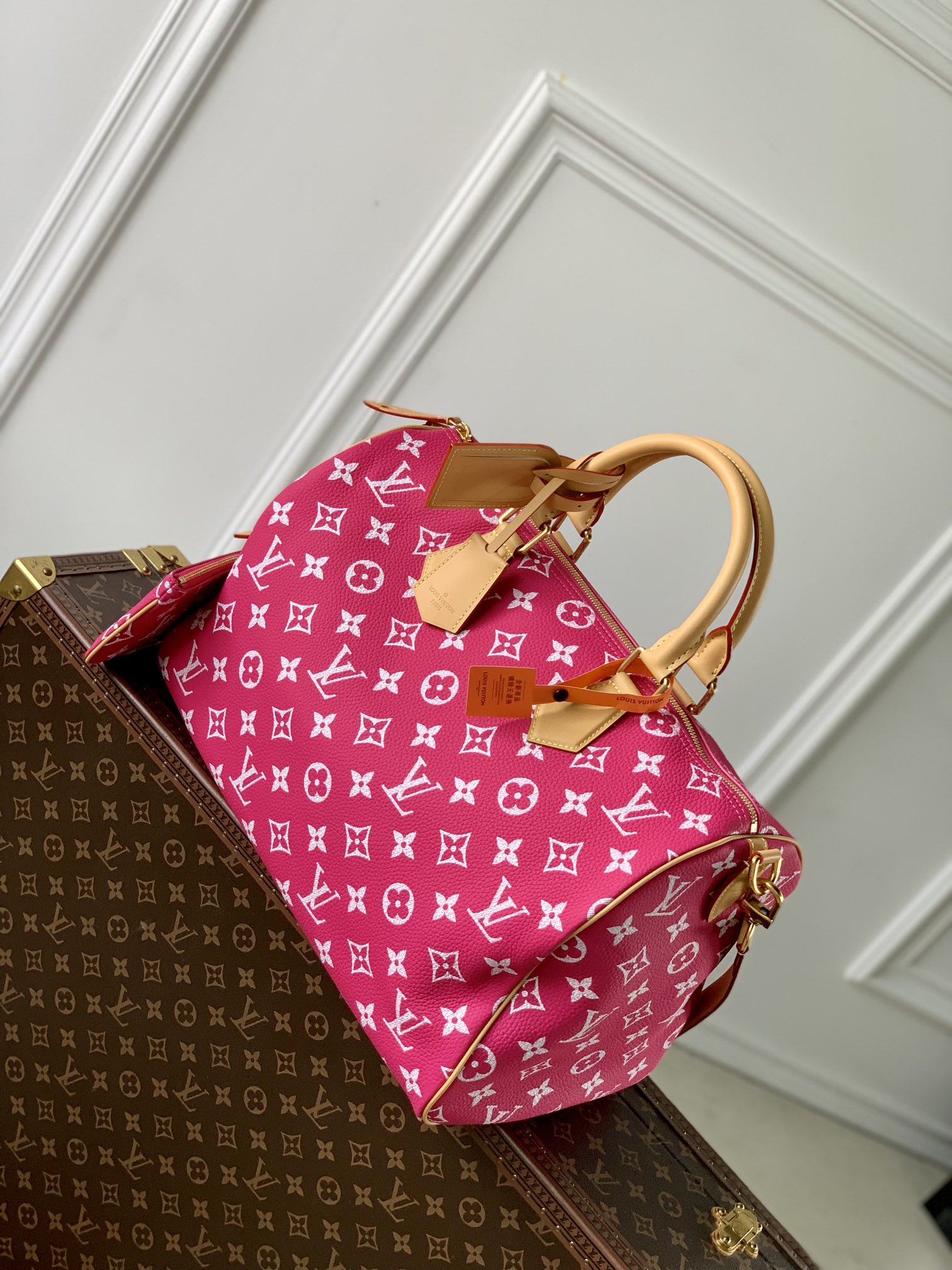 l0*is V*t0n speedy p9 bandoulière 40 monogram leather -40 x 26 x 23cm