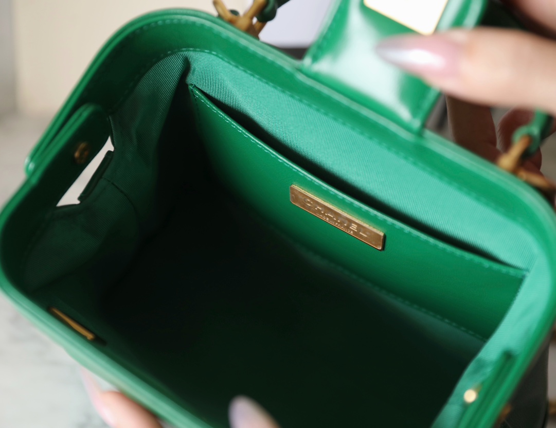 Ch@nel Bag With Top Handle-12*18*7CM