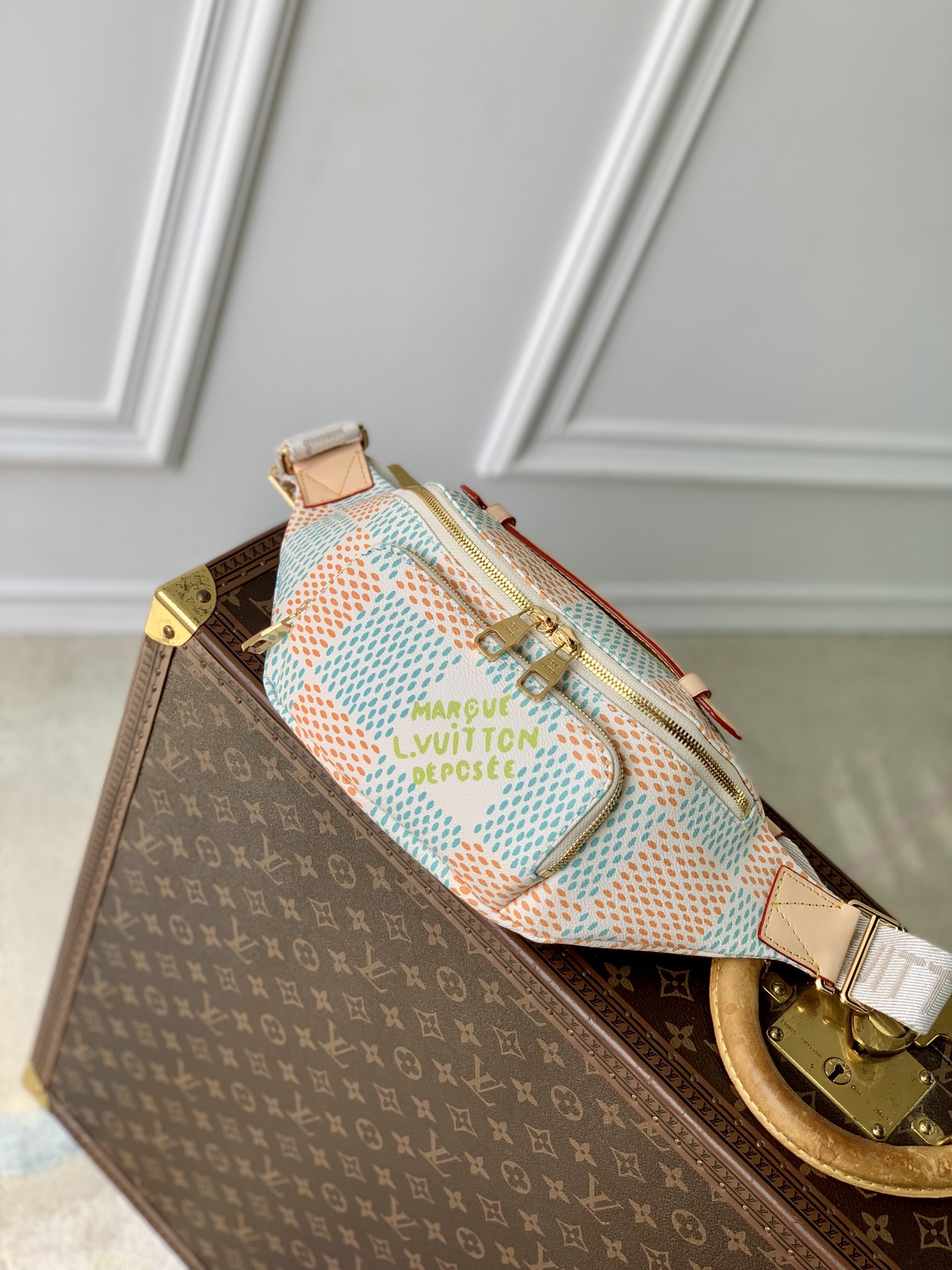 l0*is V*t0n rush bum bag-m24987-30*15*8cm