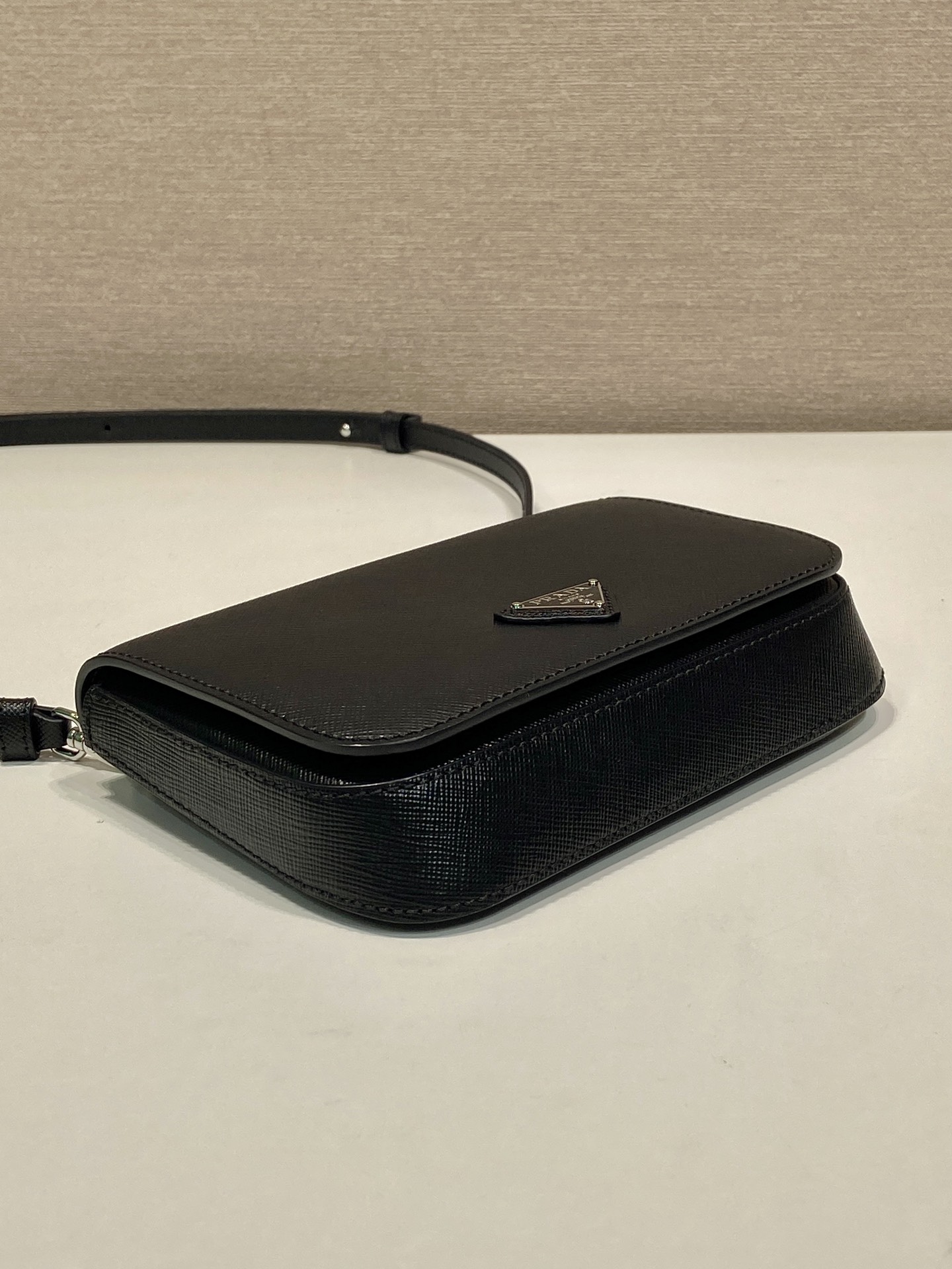 Pra*a shoulder 2vd061 bag-18*12.5*2.5cm