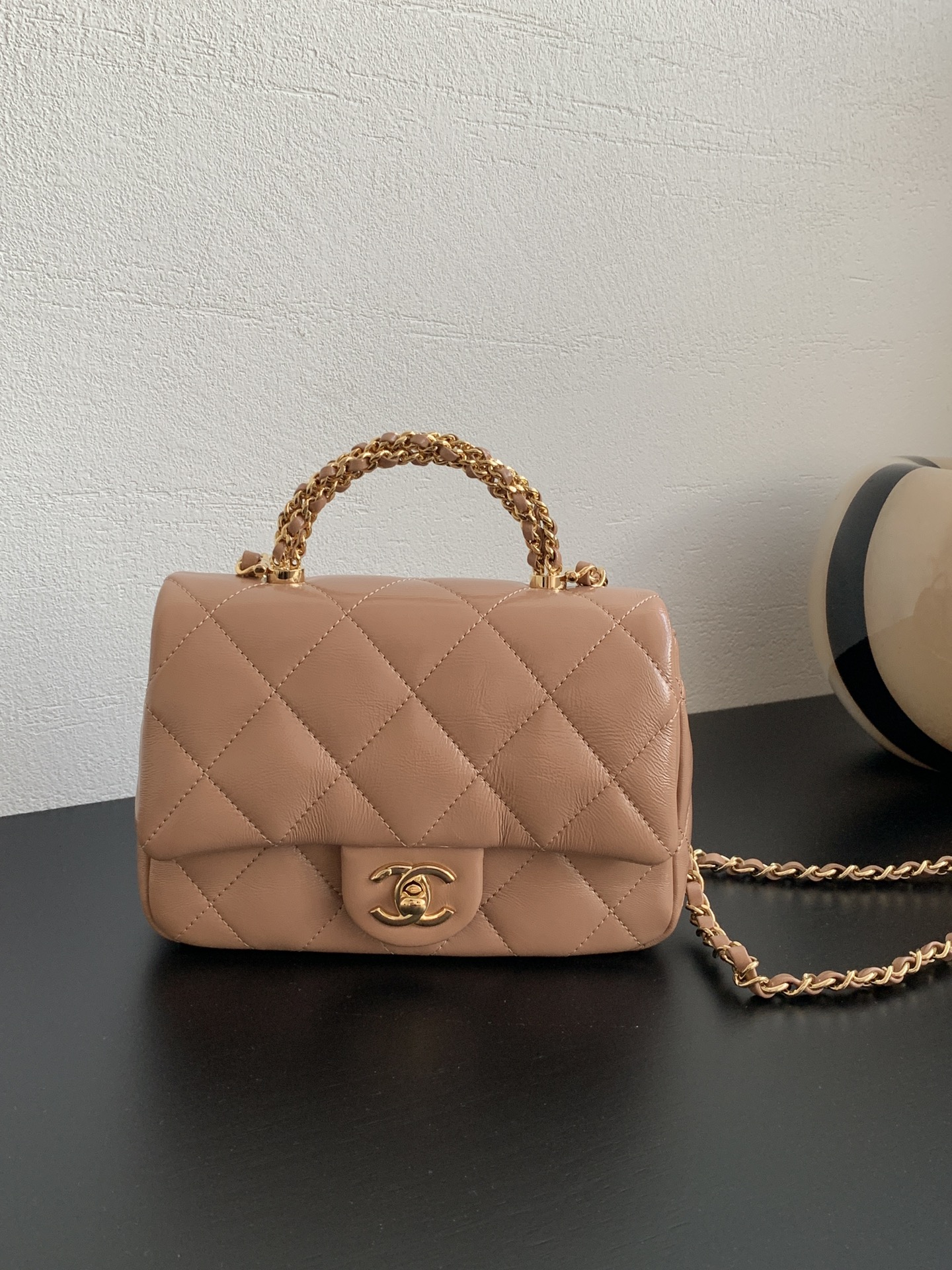 Ch@Nel Flap Bag-14×19×8.5CM