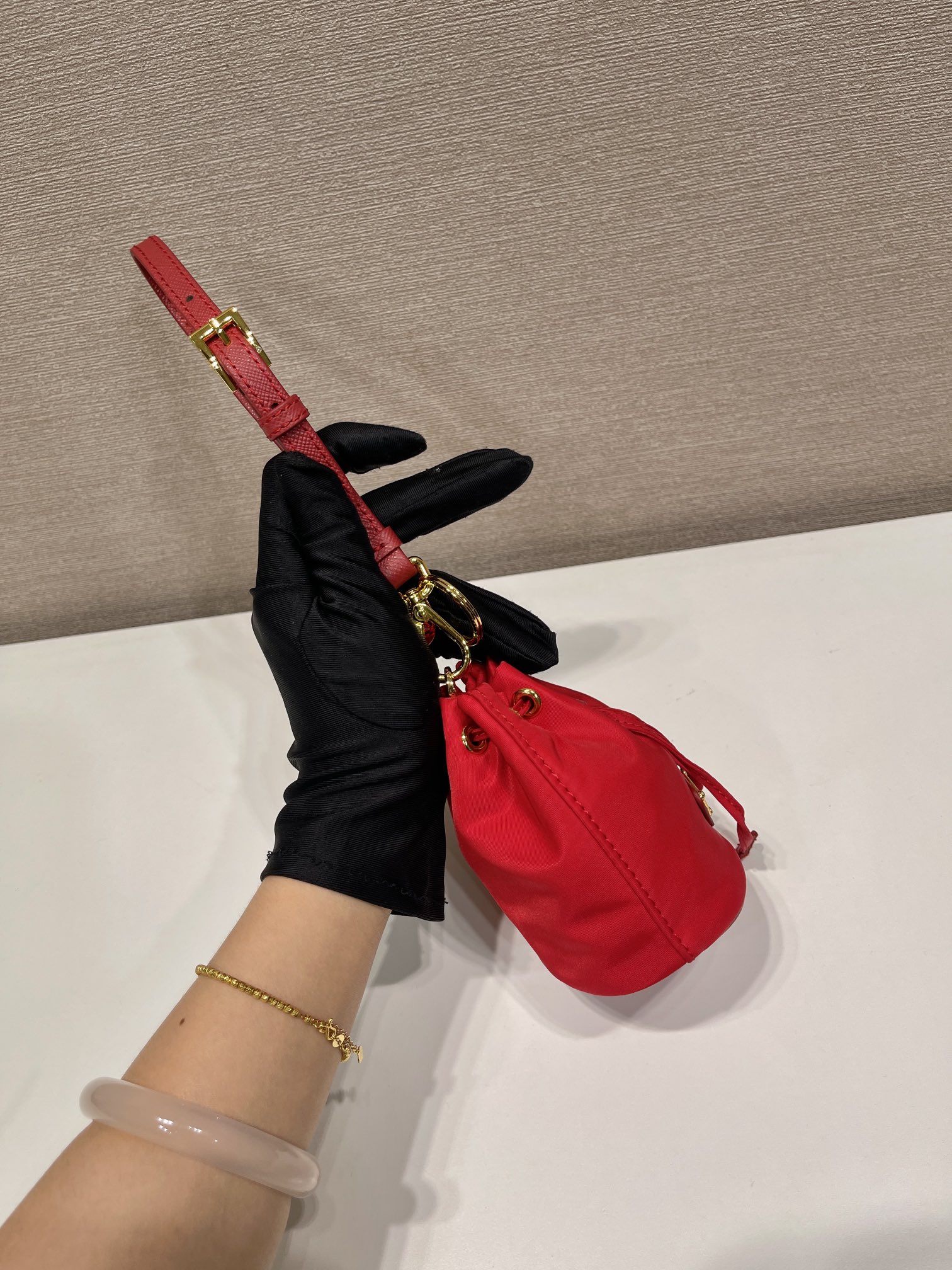 Pra*a 1tt202 re-nylon mini bag-8.5*10.5cm