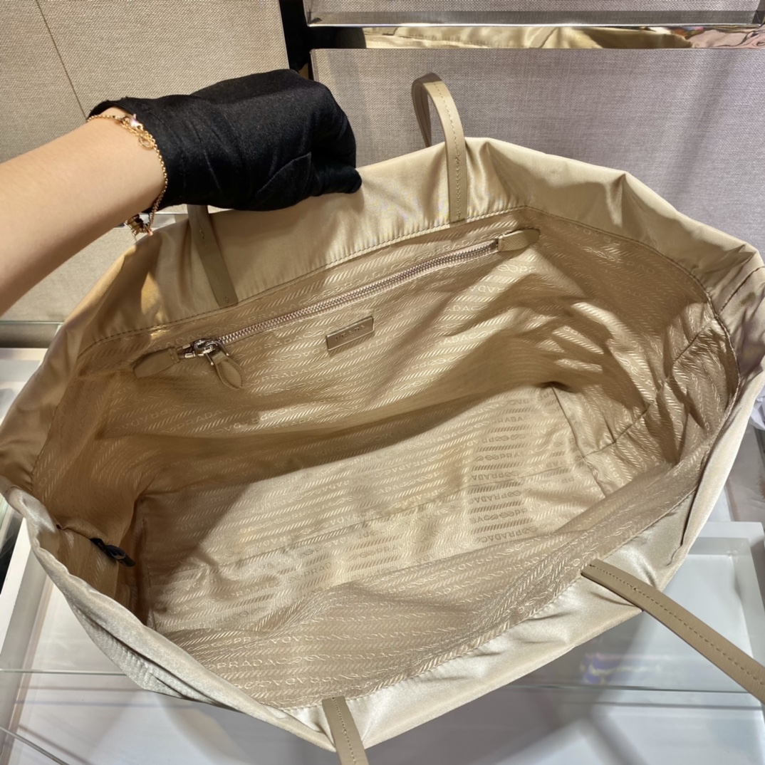 Pra*a 1bg107 tote bag-40*34*16cm