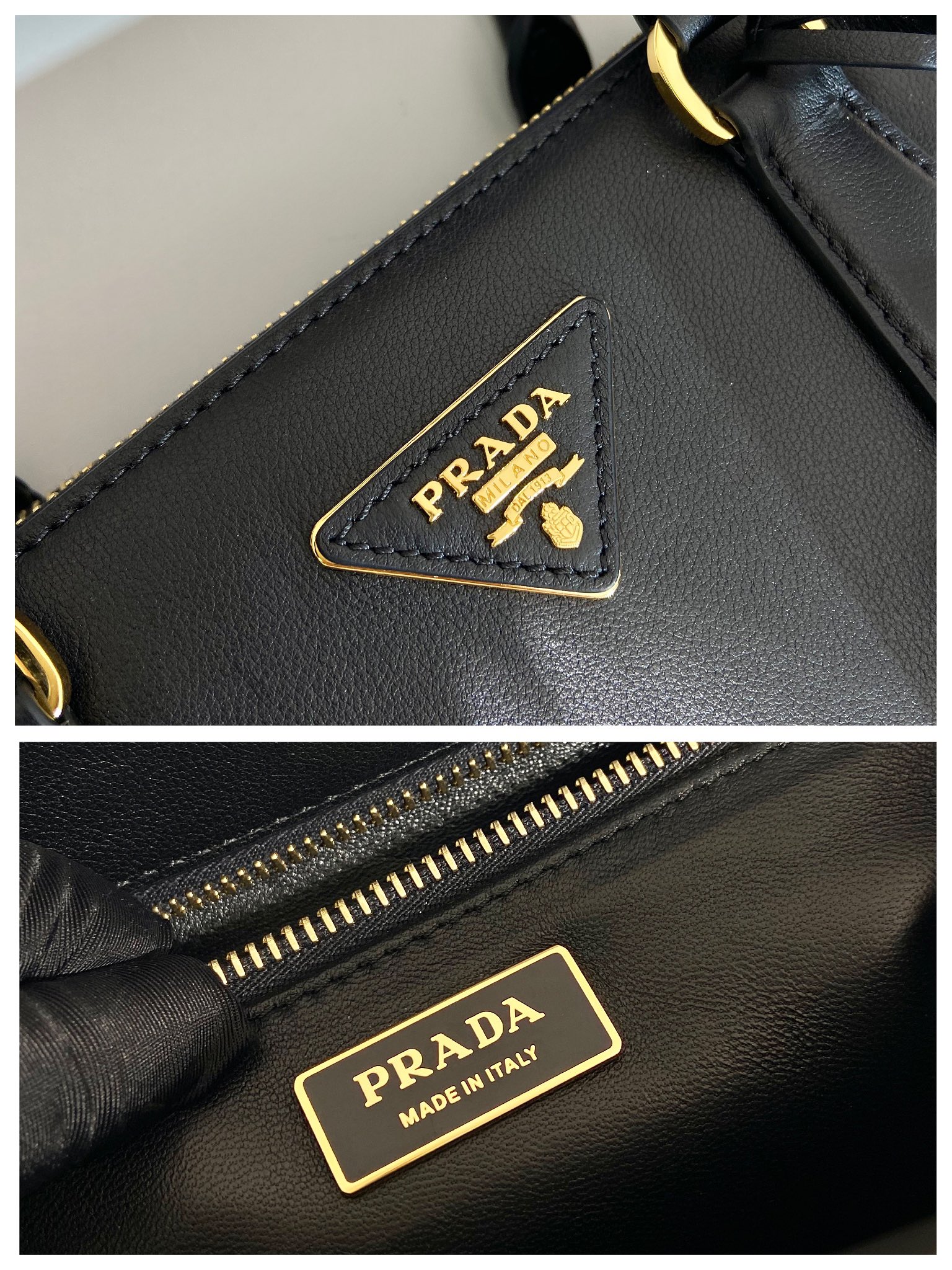 Pra*a borsa galleria in saffiano 1ba863-28*20*12&32*22.5*13.5cm
