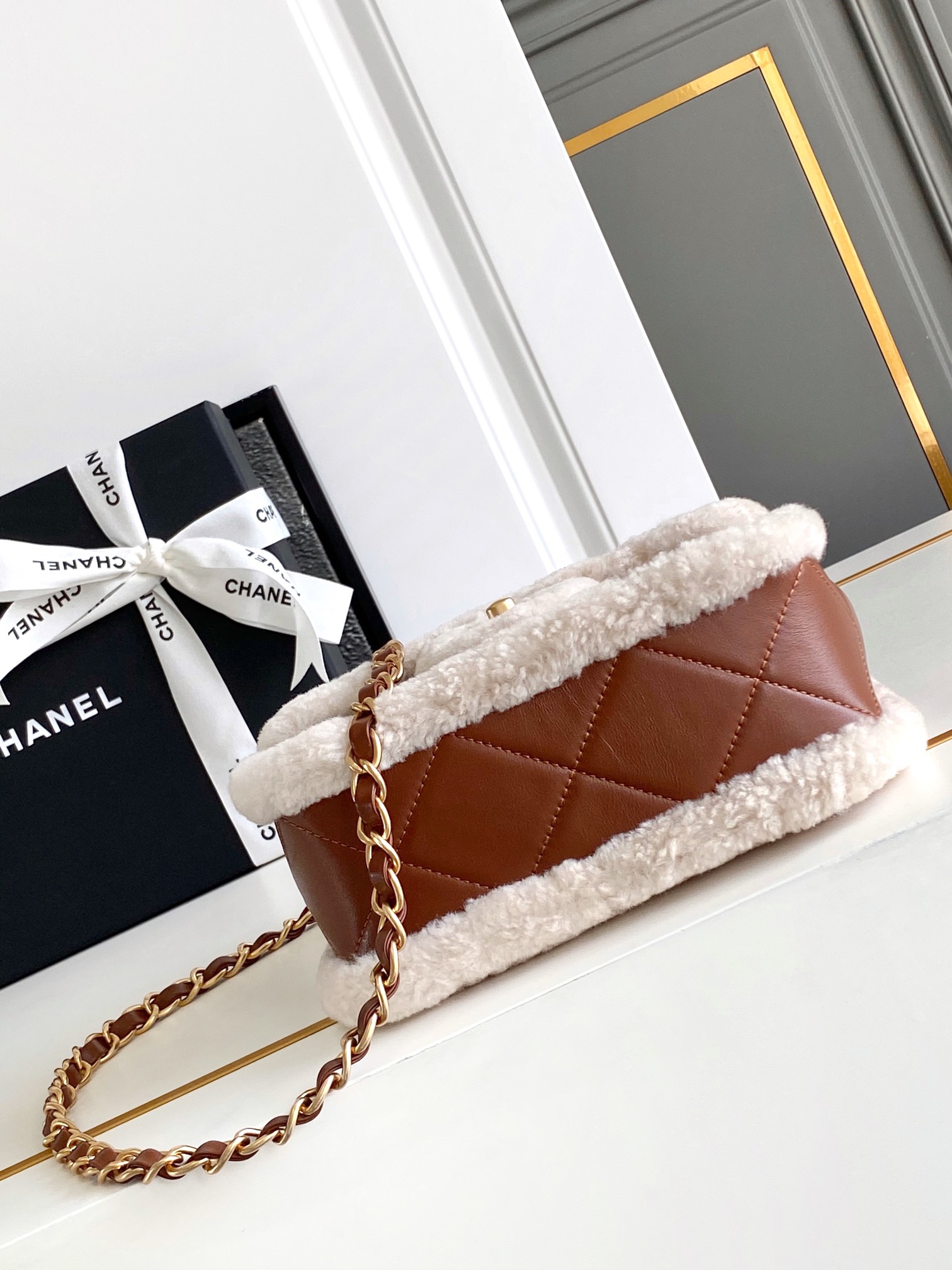 Ch@nel Flap Bag-12x 18x6CM