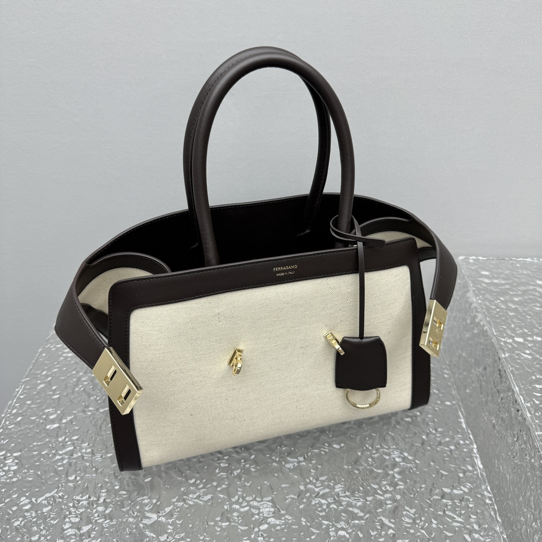 Ferragamo Top-handle Bag-32*22*14CM