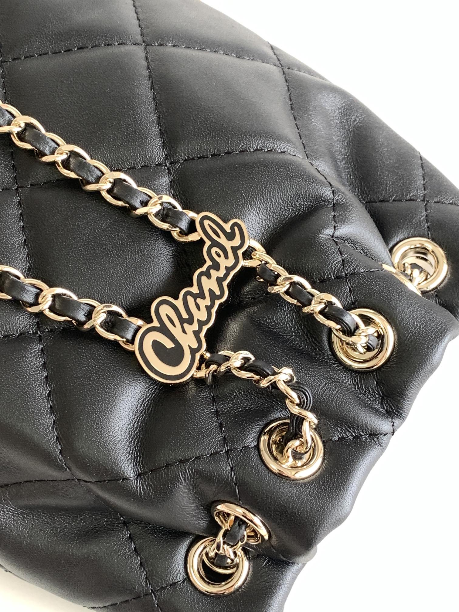 Ch@nel Bucket Bag