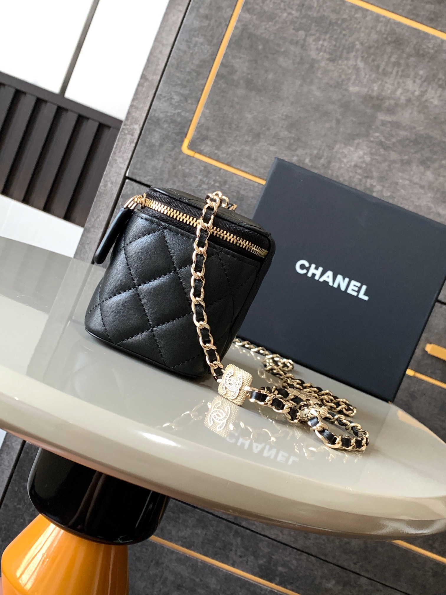 Ch@nel Cosmetic Bag-8.5*11*7CM