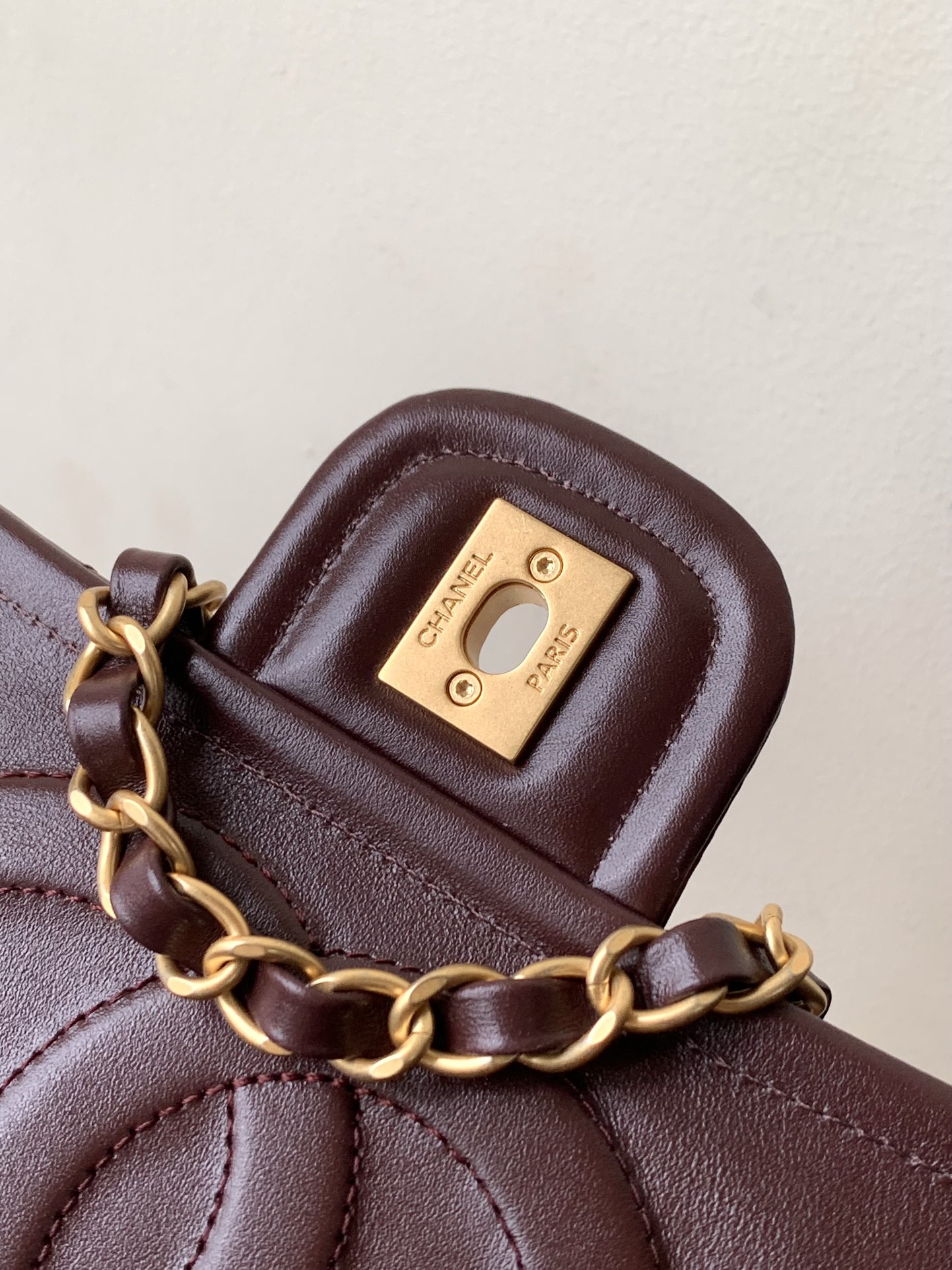 Ch@nel Flap Bag- 15.5X 24.5 X 7CM