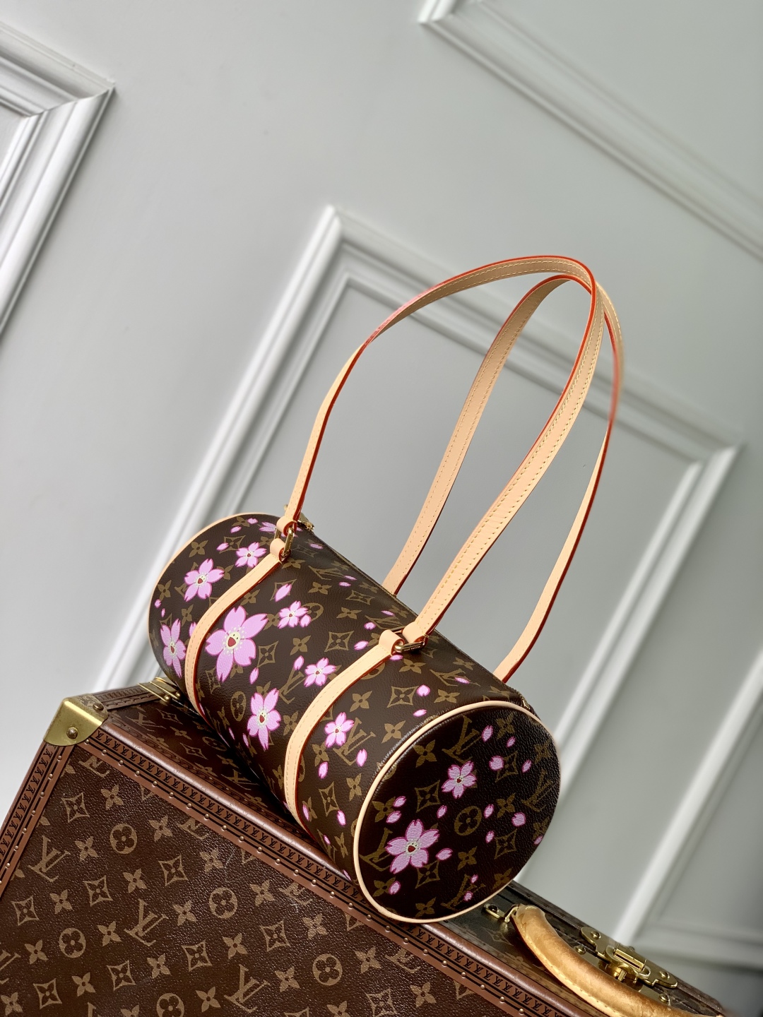 l0vis Vvtt0n m13097 papillon handbag-27*13*13cm