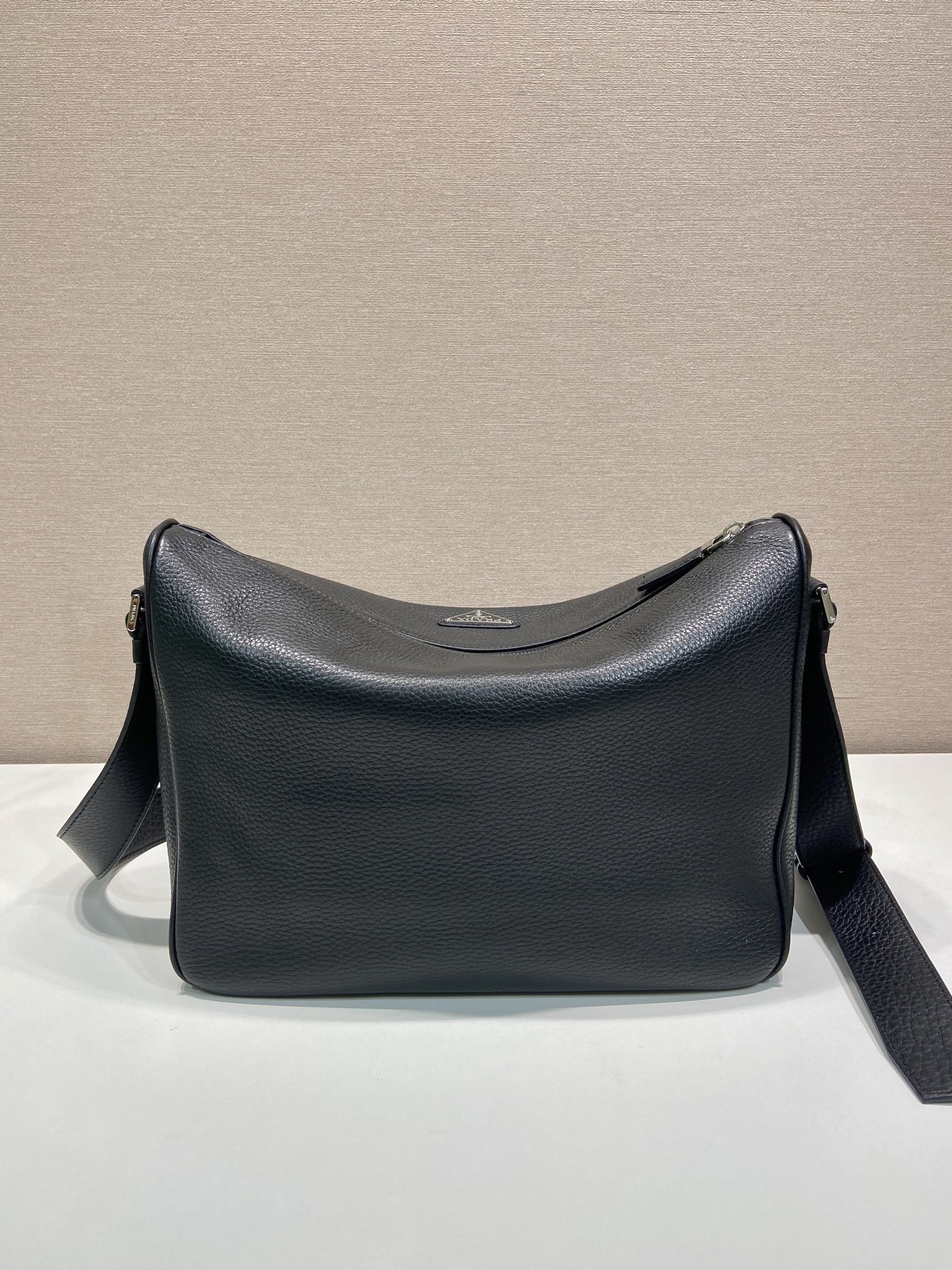 Pra*a leather shoulder bag-2vh182-30*24*13cm