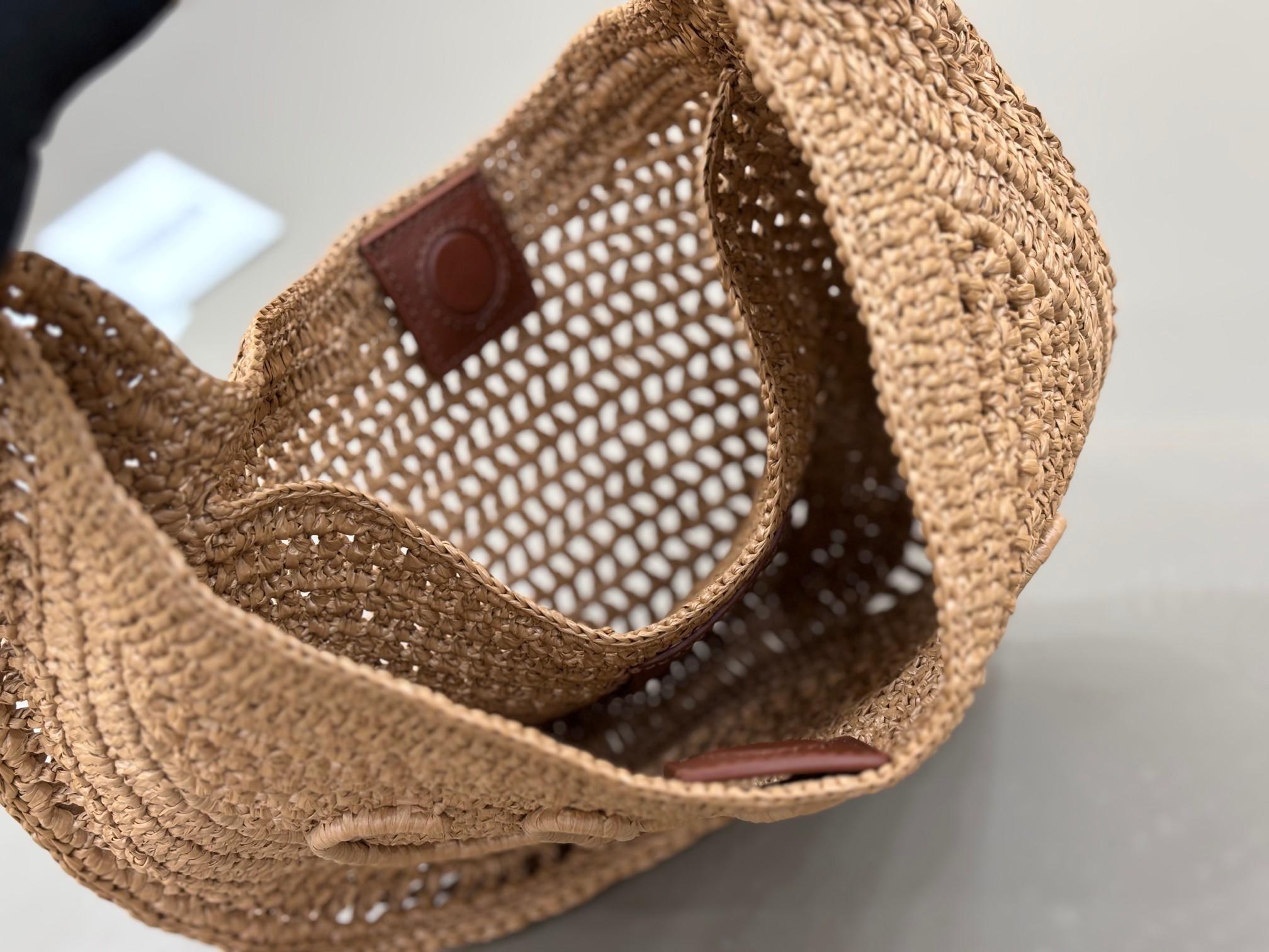 Ch10é 25s summer banana hobo bag-36*21.5*2cm