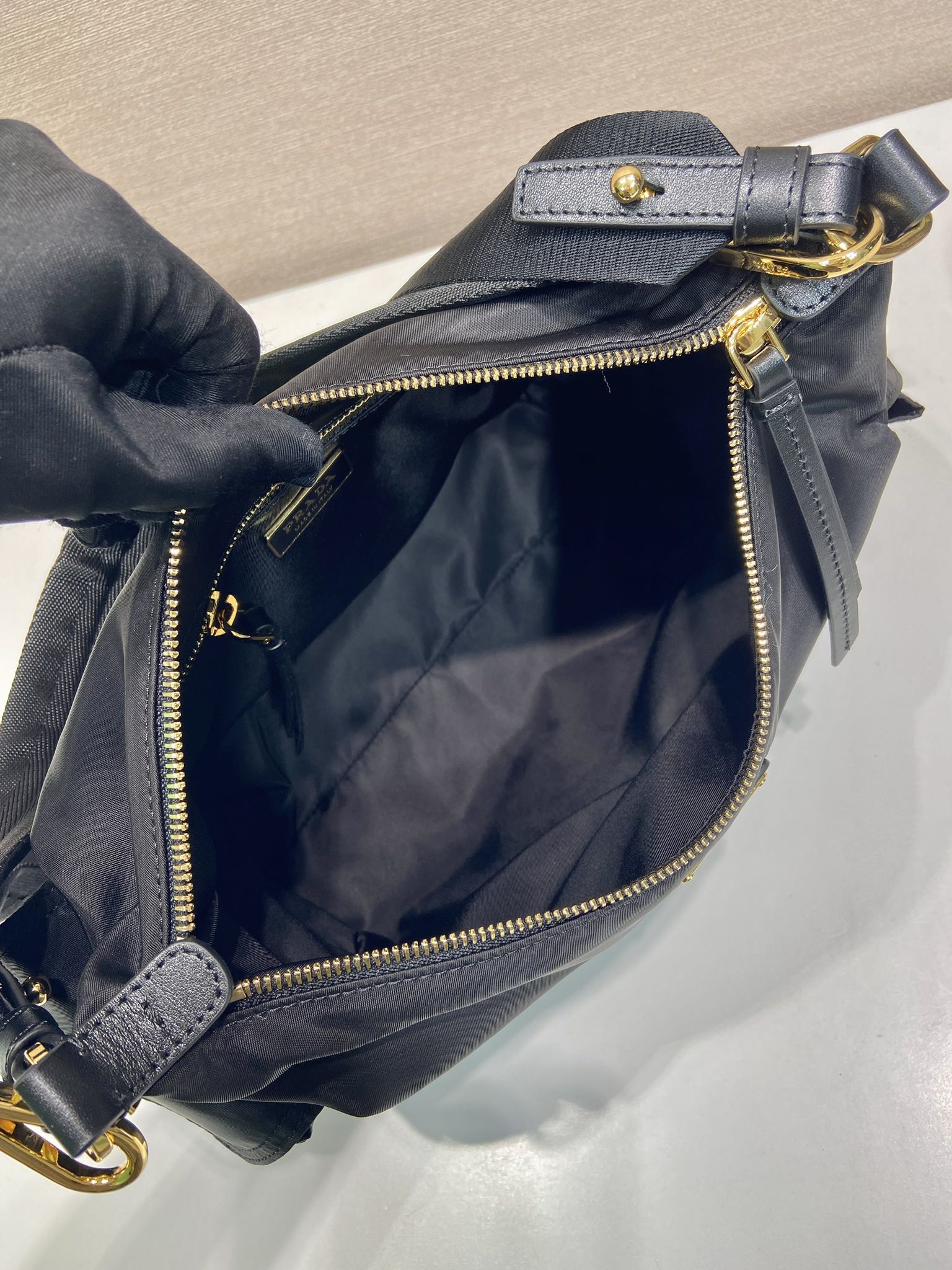 Pra*a 1bc264 shoulder bag-32*22*11.5cm