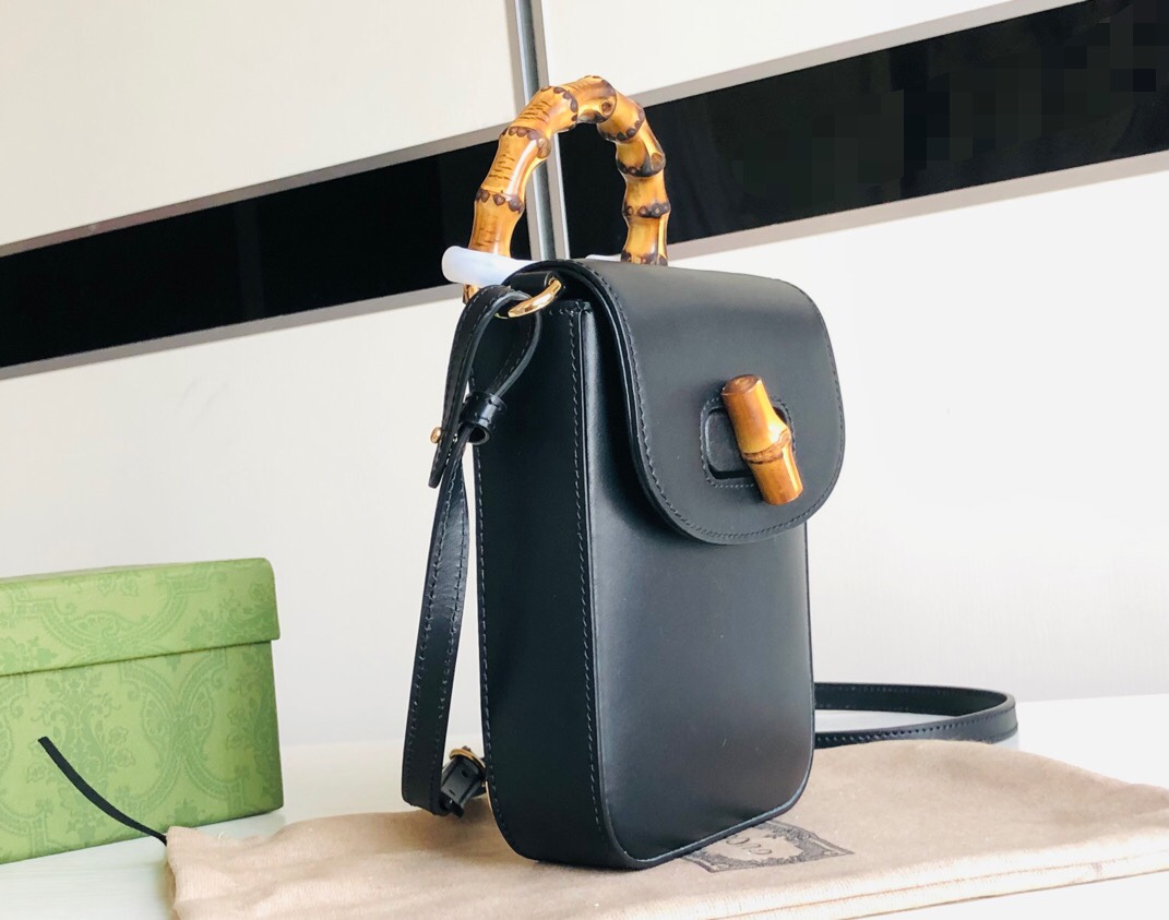 G*u*i bamboo mini handbag-14*16*4cm