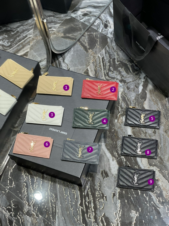 Y*L fragmets wallet-13x8x2cm